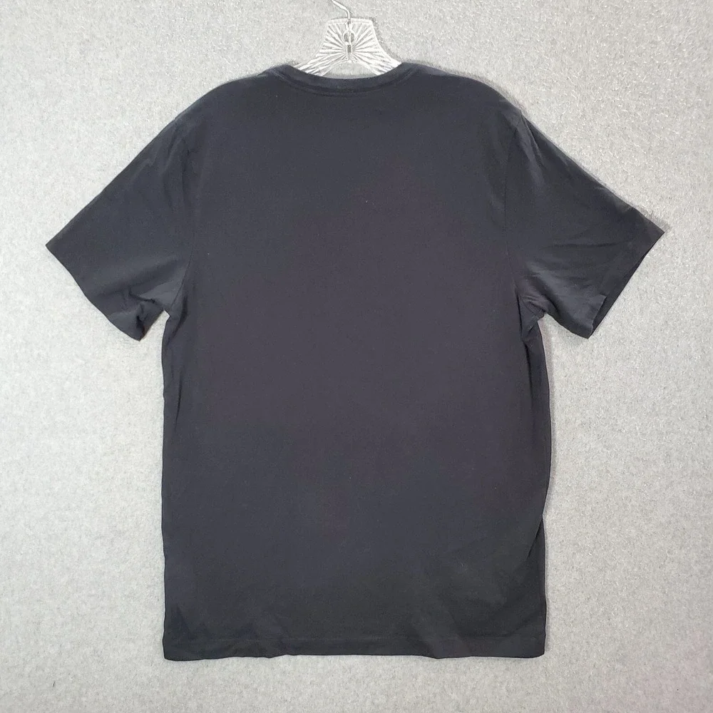 Air Jordan Men Shirt Large‎ Black GFX Logo Lifestyle 23 Crew Neck Short Sleeve
